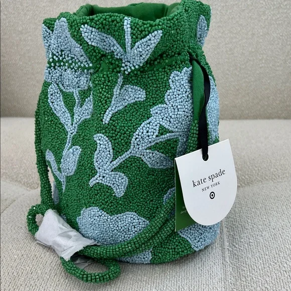 Kate Spade x Target 💚💙Green and Light Blue Beaded Mini Bag - Picture 2 of 4